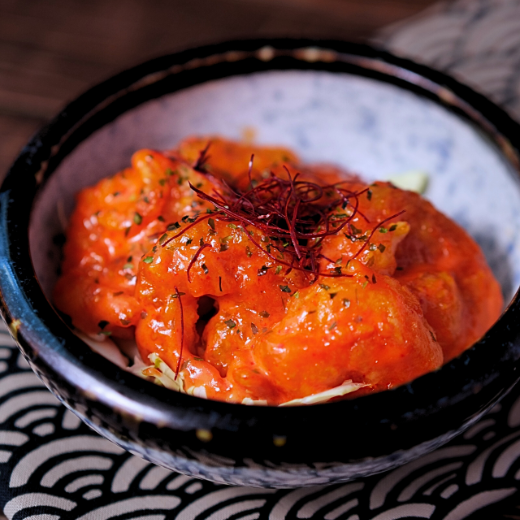 Crispy Spicy Shrimp Close-up