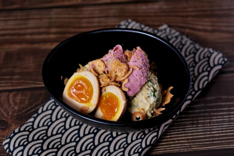 Potato Salad with Smoked Beef — 雷神ポテサラ at Ramen RAIJIN Toronto