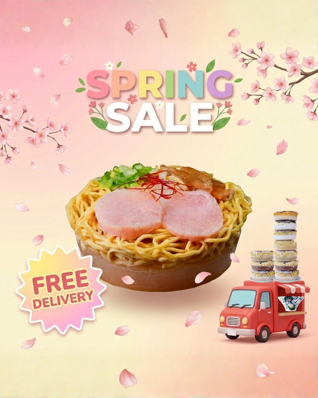 Spring Sale 2026 free delivery visual