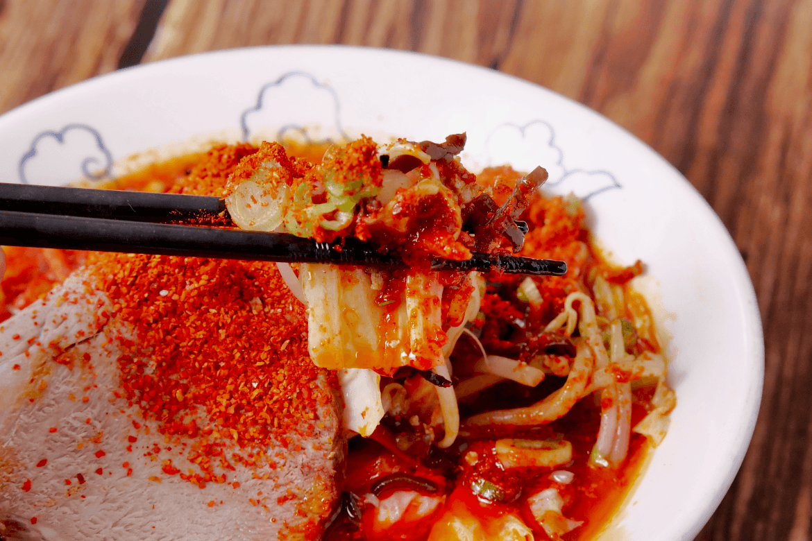 Spicy Shio Tanmen Stairfry vegitables 