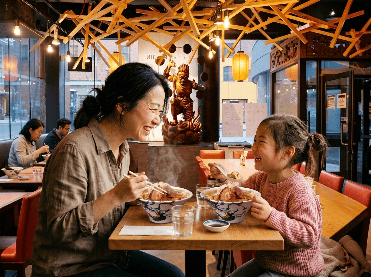 Mother’s Day ramen dinner at ramen RAIJIN Toronto