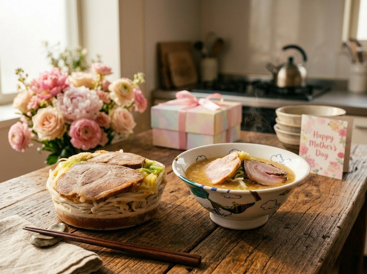 Fresh RAIJIRO Jiro-style ramen at ramen RAIJIN Toronto for Mother’s Day