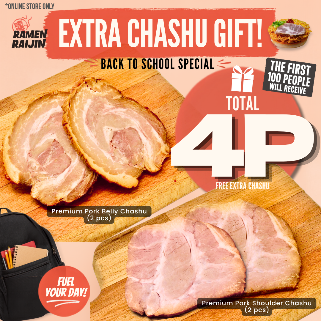 RAMEN RAIJIN Back to School Chashu Gift Campaign